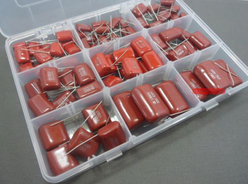 CBB capacitor assortment Kit CBB 5% 9values.90pcs