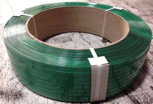 5/8&#034; X .030 X 4400&#039; GREEN POLYESTER STRAPPING
