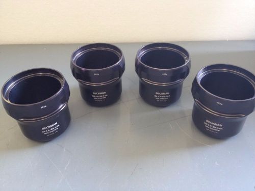Lot (4) Beckman GH 3.8 / GH 3.8A Centrifuge Swinging Rotor Buckets Max 3750 RPM