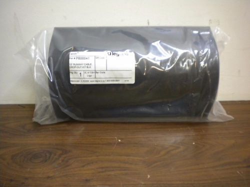 QTY. 10 LEGRAND P600041 12&#034; RUNWAY CABLE DROP-OUT KIT BLACK FREE SHIPPING