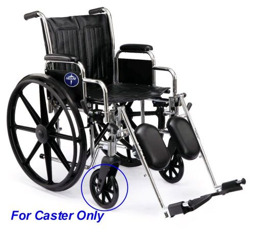Medline Excel 2000 Wheelchair Parts 8&#034; Front Caster Non-Marking C81B-SP8 2 pcs