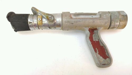 Vintage pistol grip fire nozzle akron? firefighter tool fireman, fire services for sale