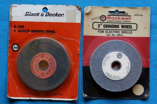 BLACK &amp; DECKER U-1440 &amp; ROCKWELL 3&#034; GRINDING WHEELS - * NEW *