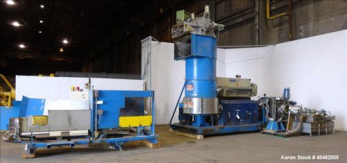 Used- erema plastic recycling line consisting of: (1) erema model rm 160 mfg 199 for sale