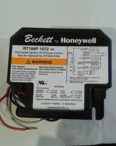 Beckett by Honeywell interrupted ignition oil primary control