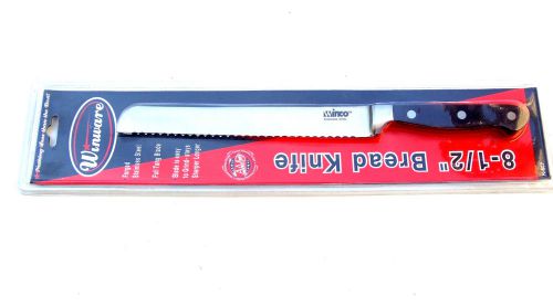 1 Piece Winco 8-1/2&#034; Forged Stainles Steel Bread Knife Full Tang Blade K-807