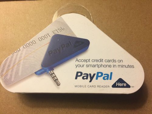 PayPal Here Card Reader for iPhone &amp; Android devices 3.5mm jack NEW