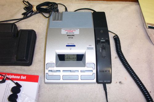 DICTAPHONE DIGITAL MODEL LFH-9750 BY PHILIPS TRANSCRIBER/DICTATION UNIT WORKING