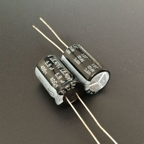 200pcs 400v 6.8uf 400v lh.nova rf rg 12.5x20mm electrolytic capacitor for sale