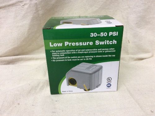 Proplumber plastic and steel pressure switch 30-50 psi ppsl3050 for sale