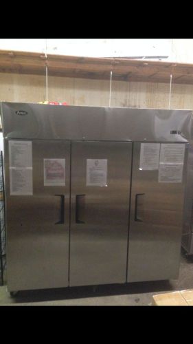 3 door freezer stainless steel for sale