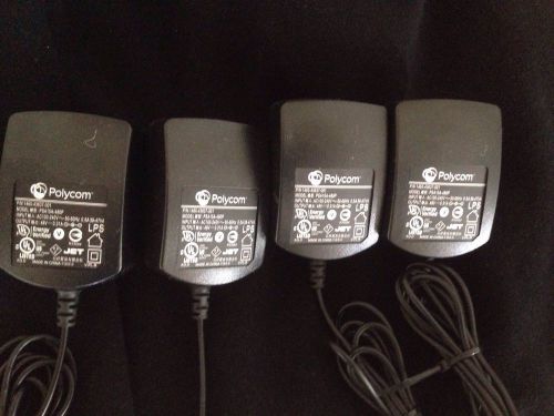 Lot of 4 Polycom PSA15A-480P  48V Phone Power Adapters