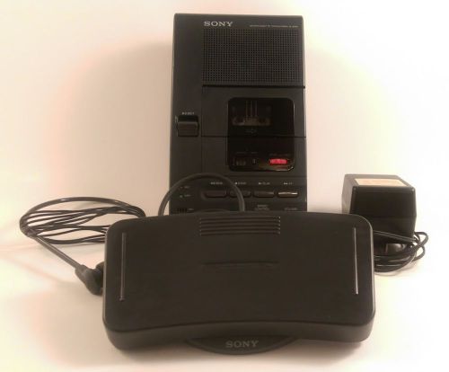 Sony Microcassette-Transcriber Recorder M-2000 with foot pedal