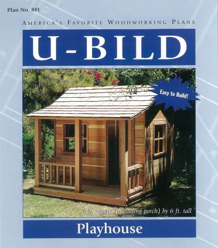 Woodworking Project Paper Plan for Playhouse No. 881