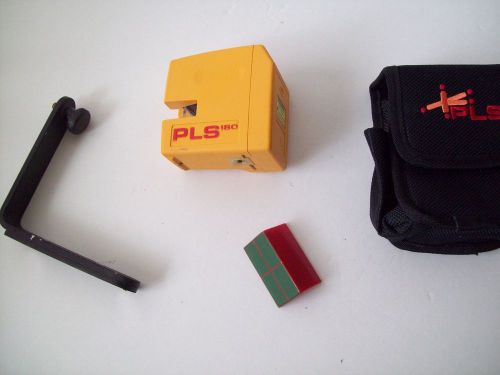 Pacific Laser Systems PLS 180 Laser Level Tool w/ Bracket  and belt +