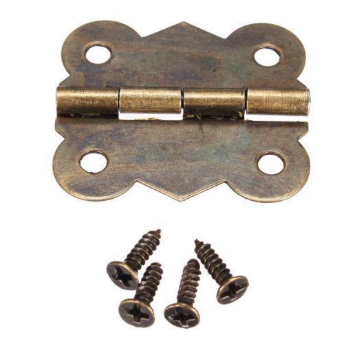Antique cabinet cupboard door hinges butterfly ornate home fitting for sale