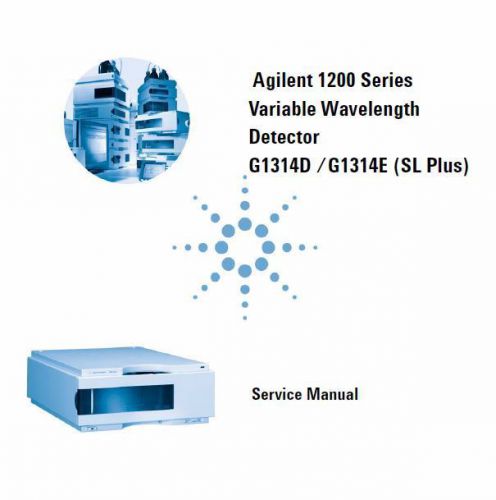 Agilent 1200 VWD  G1314D /G1314E (SL Plus) Service Manual