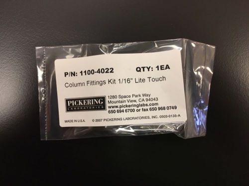 Pickering Laboratories Column Fittings Kit, 1/16&#034; SST Lite Touch