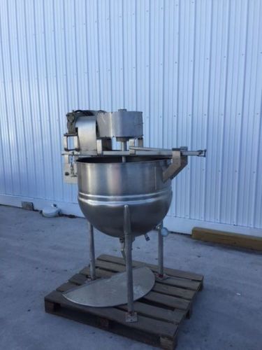 LEE DOUBLE MOTION JACKETED KETTLE 60 GALLON  STAINLESS STEEL