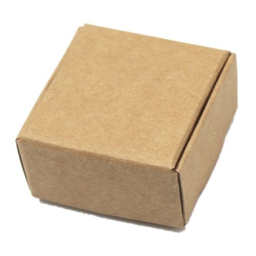 50X Brown Kraft Paper Gift Box Wedding Party Favor Candy Jewelry Packaging Boxes