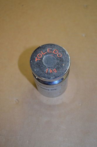 Toledo 1 KG 1 kilogram Scale test weight calibration weight stainless steel
