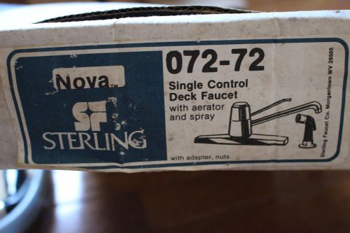 sterling Nova single control deck faucet 072-72