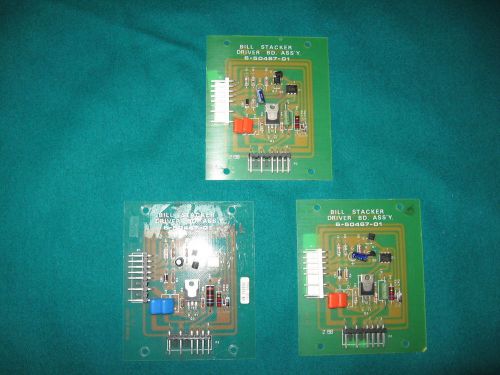 ROWE &#034; BILL STACKER DRIVER BOARD ASS&#039;Y &#034;  * WORKING * 2 TOTAL