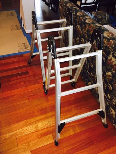 Aluminum Professional Adjustable Ladder
