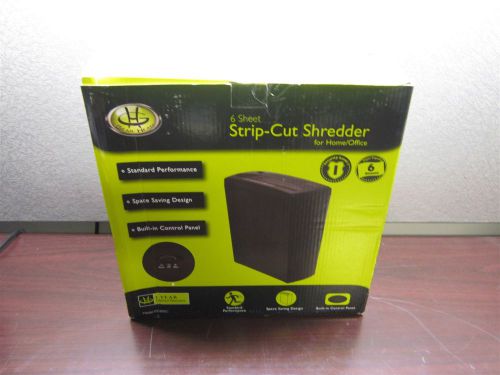 Gear Head 6 Sheet Strip Cut Shredder PS580SC 20lb New Open Box