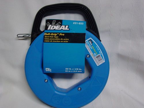 Ideal 31-033 50 Foot Steel Fish Tape 1/8 inch