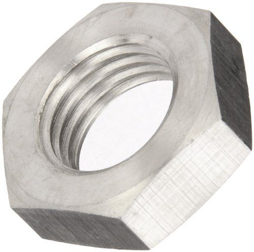 18-8 Stainless Steel Hex Nut, Plain Finish, DIN 934, Metric, M12-1.25 Thread