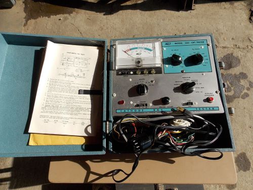 vintage B&amp;K Cathode Ray Tube Tester Model 465 with manuals