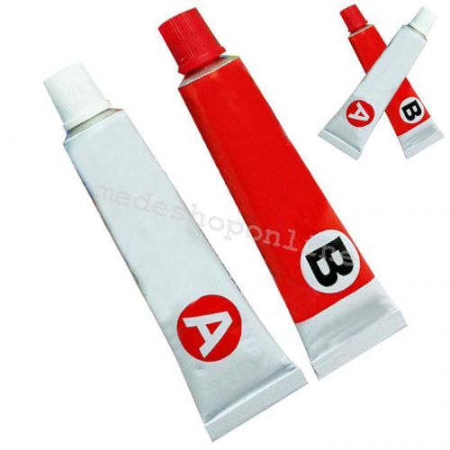 A+B Glue Epoxy Clear Glue Adhesive + Spatula Strong Ceramic Glass Rubber Metal