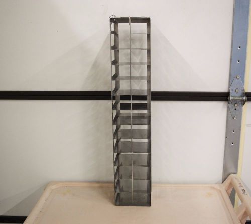 Vertical Freezer Rack w/ Locking Rod  (13 place; 2&#034; box)