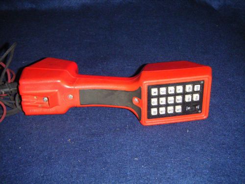 Harris TS22 Butt Set Lineman Red Telephone Tester (Untested) - Bell South