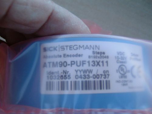 Sick Stegmann ATM90-PUF13X11 Multiturn Absolute Encoder 8192X2048-Profibus-