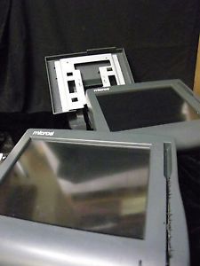 Lot 2 micros 12.1&#034; workstation 4 terminal pos touchscreen + 1 stand (9z) for sale