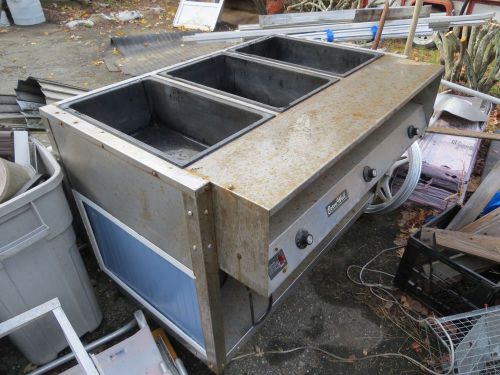 VOLLRATH &#034;SERVE WELL&#034; 3 WELL S/S HOT FOOD STEAM TABLE ELECTRIC