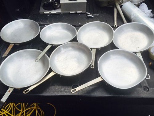 Lot Of 7  Professional Restaurant  Fry Pan, 10-Inch,