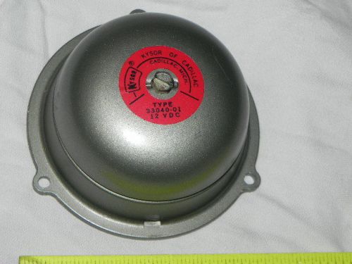 KYSOR 4&#034; BASE - New Old Stock Electric Bell Ringer Signal - TYPE 33040-01 12 VDC