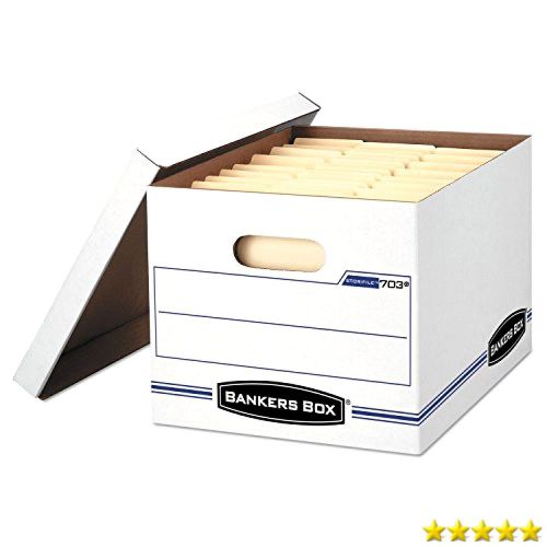 Bankers box stor/file basic-duty storage boxes with lift-off lid letter/legal... for sale