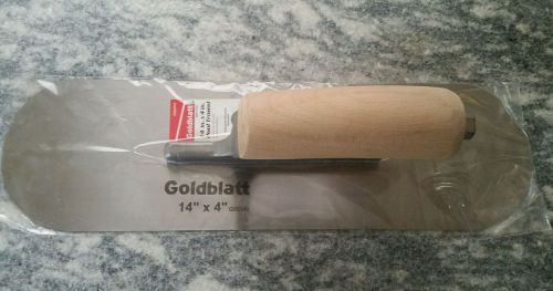 New Goldblatt Stainless Steel 14 x 4-Inch Swimming Pool Hand Trowel G0697 !!