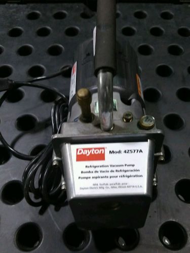 Dayton 4Z577A Refrigeration Vacuum Pump New Without Box, US $1000 – Picture 0