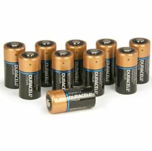 Replacement Lithium Batteries Type 123 Duracell  Lithium Batteries (Set of 10)