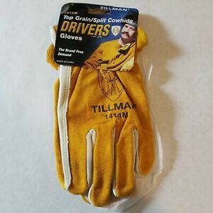 Tillman Leather Driving Gloves Top Grain/Split Cowhide 1414 Medium
