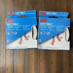 lot of 2 New 3M Safety-Walk 1 inch x 15 ft Slip Resistant Tape long lasting