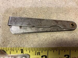 Vintage unique  FLEMING MACHINE CO. THICKNESS GAGE gauge  Worcester, Mass USA