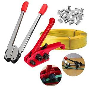 PET/PP Manual Strapping Packing Machine Tools/Tensioner/ Sealer/PET Belt/Clips/