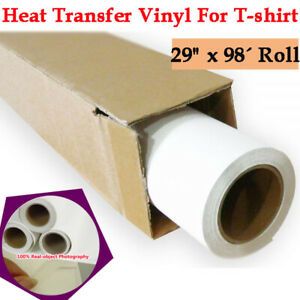 29&#034; x1181&#034; Heat Transfer Vinyl Roll T-shirts Press Print and Cut Vinyl