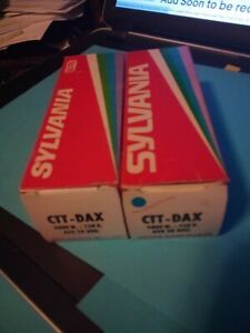 Sylvania Projector Lamp CTT DAX Lot of 2 Lamps 1000W 120V Bulbs BLUE DOT